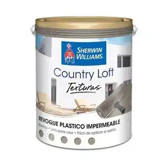Easy Revestimiento texturado country loft sherwin williams piedra 25kg oferta