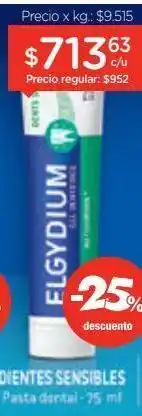 Farmacity Gel dental dientes sensibles x 100 gr oferta
