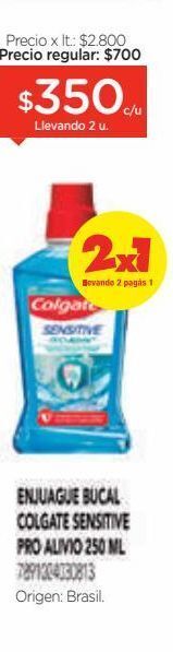 Farmacity Enjuague bucal colgate sensitive pro-alivio x 250 ml oferta