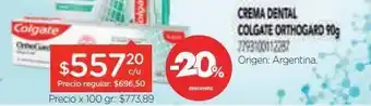 Farmacity Pasta dental colgate orthogard x 90 g oferta