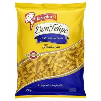 Don felipe fideos tirabuzon x 500gr