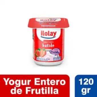 Supermercados Comodin Yogur ilolay batido entero frutilla 120 gr oferta