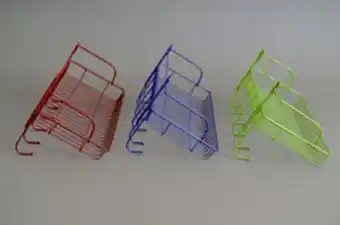 Interio Estante c/ganchos colores surtidos 42*15*16cm oferta