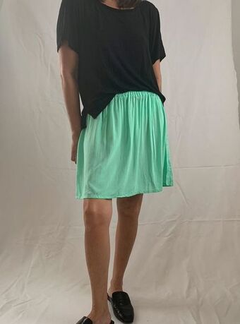 Legacy Pollera voile rayon lisa brandy oferta