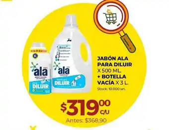 Super MAMI Jabóon Ala Para Diluir + Botella Vacía x3L oferta