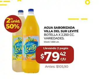 Super MAMI Agua Saborizada Villa Del Sur Levitéx 2.250cc oferta