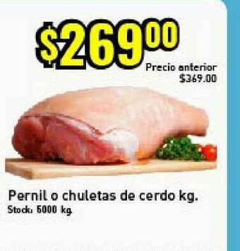 Pernil O Chuletas De Cerdo