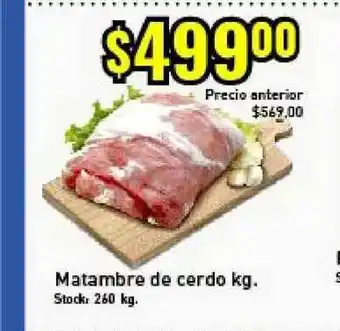 Supermercados Damesco Matambre De Cerdo oferta
