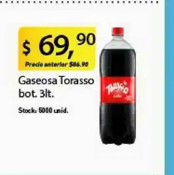 Supermercados Damesco Gaseosa Torasso 3lt oferta