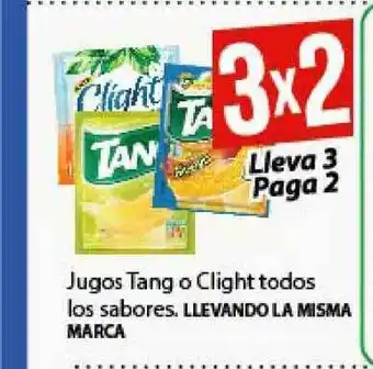 Jugos Tang O Clight Todos Los Sabores Llevavndo La Misma Marca