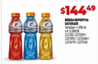 Makro Gatorade oferta