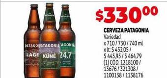 Makro Cerveza patagonia oferta