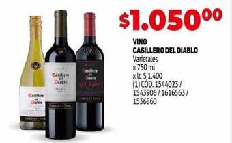 Makro Vino casillero del diablo oferta