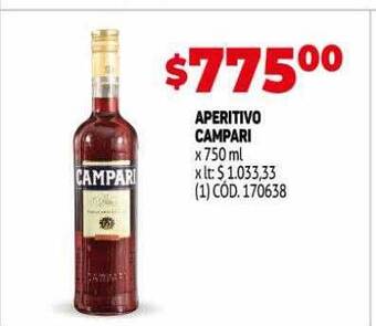 Makro Aperitivo campari oferta