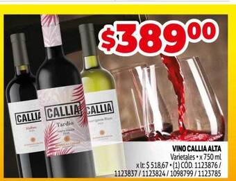 Makro Vino callia alta oferta