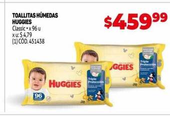 Makro Toallitas humedas huggies oferta