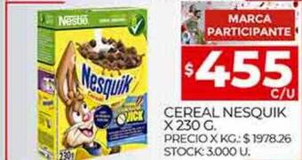 Supermercados DIA Cereal nesquik oferta