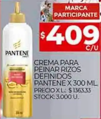 Supermercados DIA Crema para peinar rizos definidos pantene oferta