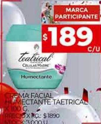 Supermercados DIA Crema facial humectante teatrical oferta