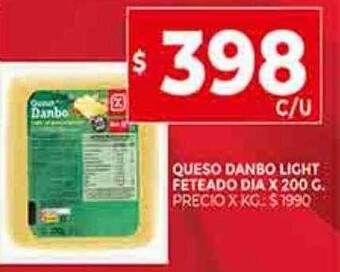 Supermercados DIA Queso danbo light feteado dia oferta