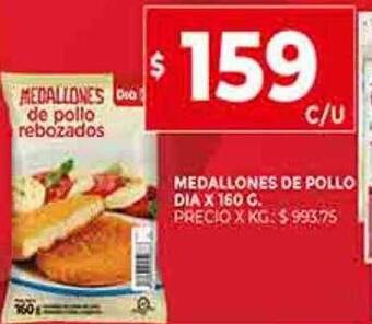 Supermercados DIA Medallones de pollo dia oferta