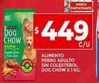 Supermercados DIA Alimento perro adulto sin colesterol dog chow oferta