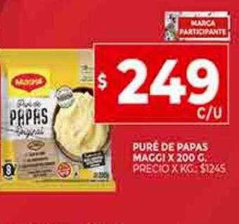 Supermercados DIA Puré de papas maggi oferta