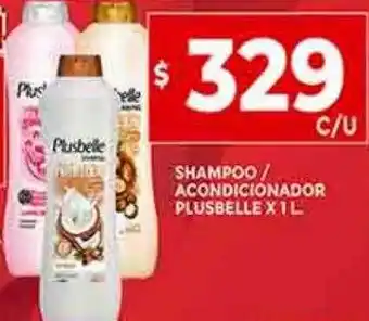Supermercados DIA Shampoo acondicionador plusbelle oferta
