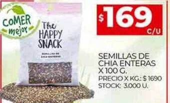 Supermercados DIA Semillas de chia enteras oferta