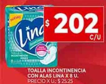 Supermercados DIA Toalla incontinencia con alas lina oferta