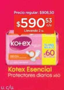 Farmacity Kotex esencial oferta