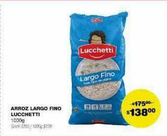 Atomo Conviene Arroz largo fino lucchetti oferta