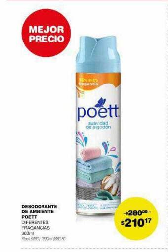 Atomo Conviene Desodorante de ambiente poett oferta