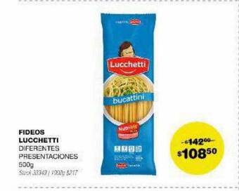 Atomo Conviene Fideos lucchetti oferta