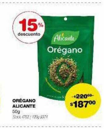 Atomo Conviene Orégano alicante 15% descuento oferta