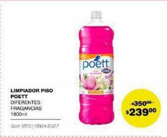 Atomo Conviene Limpiador piso poett oferta