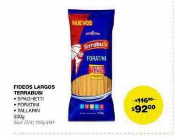 Atomo Conviene Fideos largos terrabusi oferta