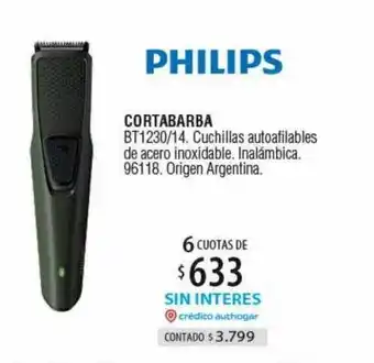 Authogar Philips cortabarba oferta