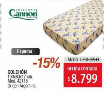 Authogar Cannon colchón oferta