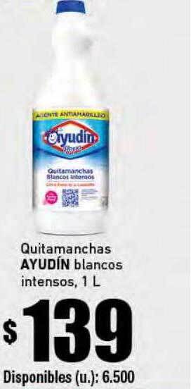 Cooperativa Obrera Quitamanchas ayudín blancos intensos oferta
