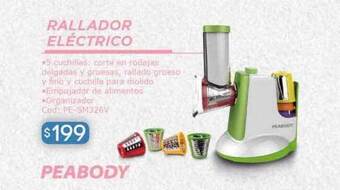 Cuotas del Sur Rallador eléctrico peabody oferta