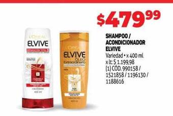Makro Shampoo-acondicionador elvive oferta
