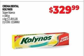 Makro Crema dental kolynos oferta