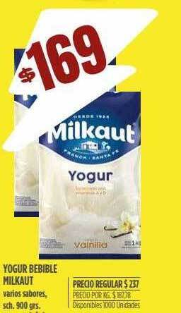 Supermercados Vea Yogur bebible milkaut oferta