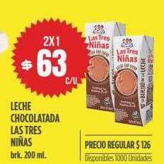 Supermercados Vea Leche chocolatada las tres niñas oferta