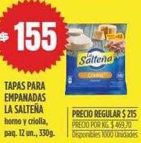 Supermercados Vea Tapas para empanadas la salteña oferta