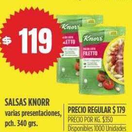 Supermercados Vea Salsa knorr oferta