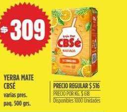 Supermercados Vea Yerba mate cbsé oferta