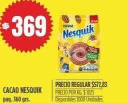 Supermercados Vea Cacao nesquik oferta