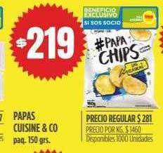 Supermercados Vea Papas cuisine & co oferta